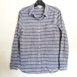 NEW Goodthreads Striped Button Up Shirt Top Small